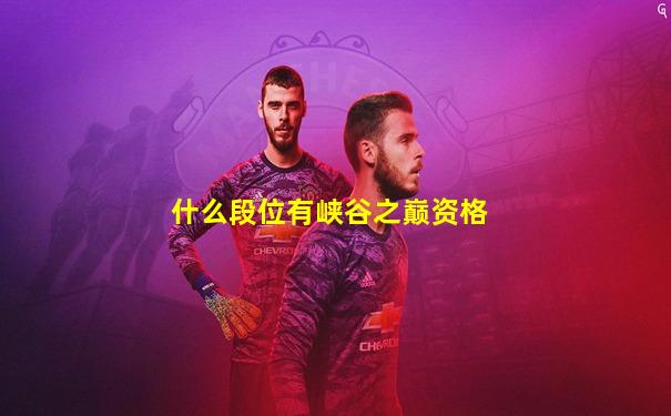什么段位有峡谷之巅资格