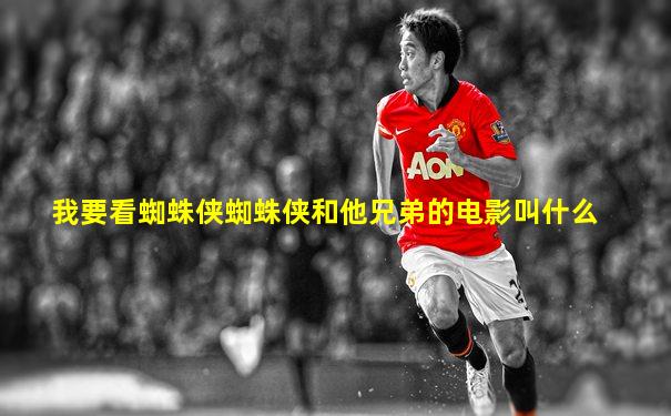 我要看蜘蛛侠蜘蛛侠和他兄弟的电影叫什么